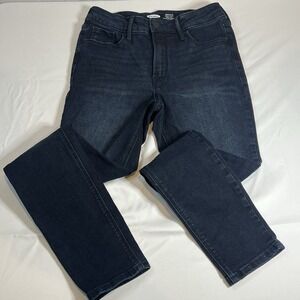 Old Navy Women's 8 High-Rise Rockstar Super Skinny Dark‎ Denim Jeans Secret Slim